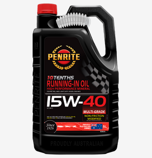 Penrite 10 Tenths Running In Oil 15w 40 Mineral 5l Motor Oil Store